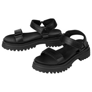 esmara® Dámské sandály na platformě (černá, 39)