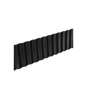 Parkside® Plastový zahradní obrubník, 15 cm (černá, vlnitý)