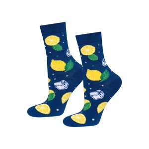 Soxo Dámské / Pánské ponožky (citronová soda, 36-40)