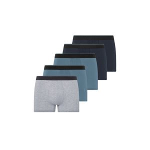 Livergy® Pánské boxerky, 5 kusů (modrá/šedá, 7/Xl)