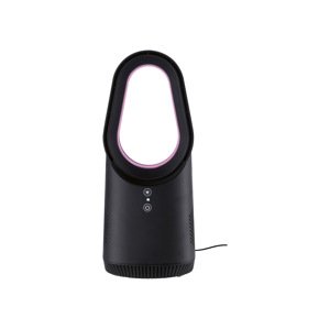 Silvercrest® Stolní mini ventilátor s LED osvětlením (černá)