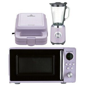 Silvercrest® Kitchen Tools Sada kuchyňských spotřebičů, 3dílná, fialová