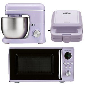 Silvercrest® Kitchen Tools Sada kuchyňských spotřebičů, 3dílná, fialová