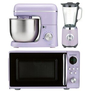 Silvercrest® Kitchen Tools Sada kuchyňských spotřebičů, 3dílná, fialová