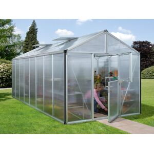 Vitavia Zahradní skleník Zeus (10 mm duté komorové panely, cca 15,7 m², hliník)
