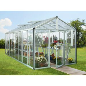 Vitavia Zahradní skleník Zeus (3mm tvrzené bezpečnostní sklo, cca 15,7 m², hliník)
