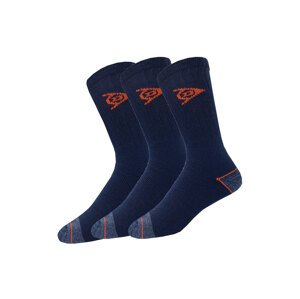 Dunlop Pánské pracovní ponožky, 3 páry (navy modrá, 43-46)