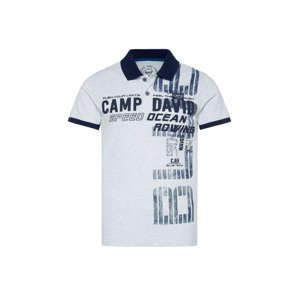 Camp David Pánské polotriko s potiskem (světle šedá, M)