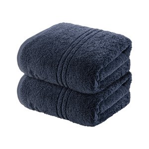 Sansibar Sada froté ručníků, 2dílná (tmavě modrá)
