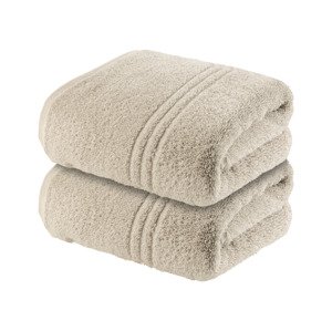 Sansibar Sada froté ručníků, 2dílná (béžová)