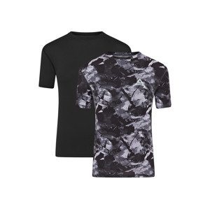 Reebok Pánské triko, 2 kusy (S, černá/bílá)