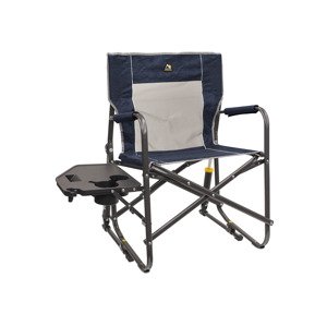 GCI Houpací kempingová židle se stolkem Freestyle Rocker™ (vřesové indigo)