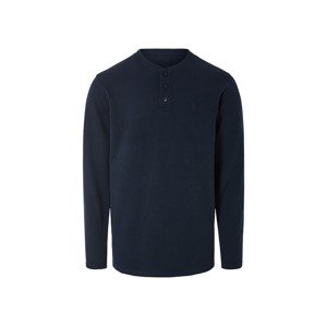 Livergy® Pánské triko s dlouhými rukávy (modrá, XL (56/58))