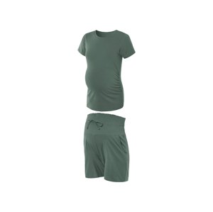 esmara® Těhotenské pyžamo s BIO bavlnou (zelená, L(44/46))