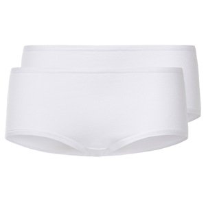 esmara® Dámské kalhotky s BIO bavlnou, 2 kusy (bílá, L(44/46))