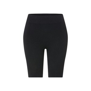 esmara® Dámské bezešvé kraťasy "Biker" (černá žebrovaná, XL (48/50))