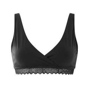 esmara® Dámská kojicí podprsenka s BIO bavlnou (černá, Xl(48/50))