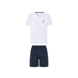 Livergy® Pánské pyžamo (bílá, XL (56/58))