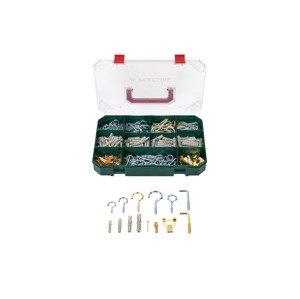 Parkside® Sortiment hmoždinek a háčků / kabelových vázacích pásků / hřebíků (sortiment háčků a hmoždinek)