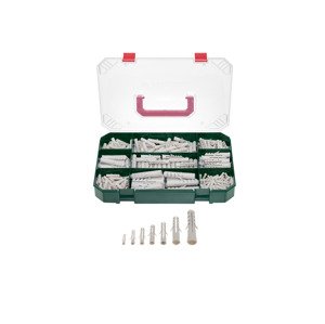 Parkside® Sortiment hmoždinek a háčků / kabelových vázacích pásků / hřebíků (sortiment hmoždinek, 378dílná sada)