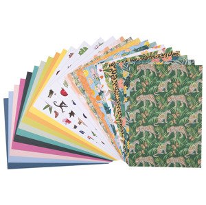 crelando® Kreativní scrapbook papír / Kreativní sada (sada Tropical)