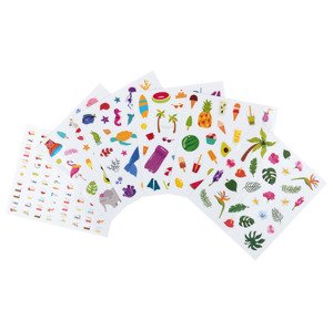 crelando® Kreativní scrapbook papír / Kreativní sada (třpytivé nálepky)