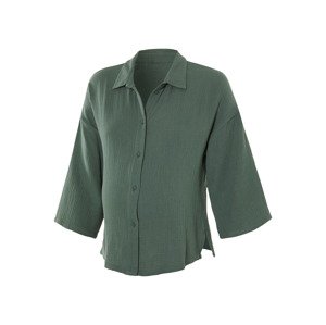 esmara® Dámská těhotenská blůza s BIO bavlnou (zelená, Xl(48/50))
