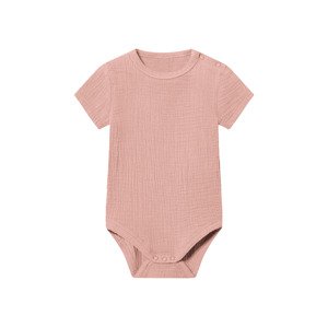 lupilu® Dětské mušelínové body (světle růžová, 50/56)