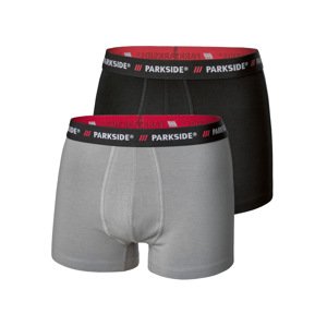 Parkside® Pánské boxerky, 2 kusy (černá/šedá, 6/L)