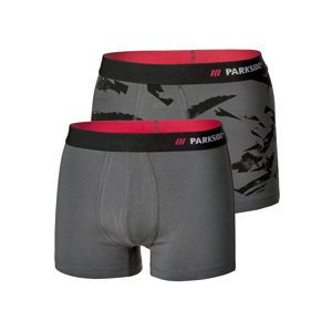 Parkside® Pánské boxerky, 2 kusy (vzor/tmavě šedá, 7/Xl)