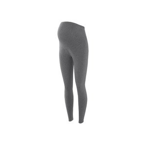 esmara® Dámské těhotenské legíny s BIO bavlnou (tmavě šedá, L(44/46))