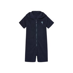 lupilu® Dětský froté overal / šaty (navy modrá, 122/128)