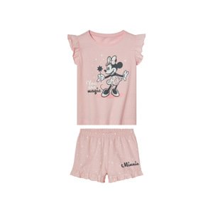 Dívčí pyžamo s kraťasy, z čisté bavlny (Minnie Mouse, 110/116)