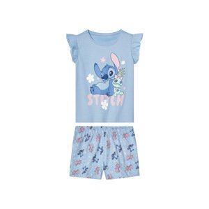 Dívčí pyžamo s kraťasy, z čisté bavlny (Stitch, 98/104)