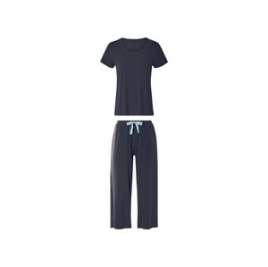 esmara® Dámské pyžamo s kulatým výstřihem (navy modrá, M (40/42))
