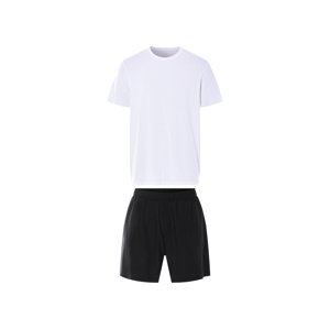 Livergy® Pánské pyžamo (bílá/černá, L (52/54))