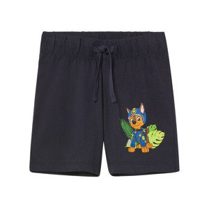Chlapecké kraťasy, elastický pas (122/128, navy modrá)