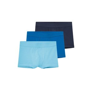 lupilu® Chlapecké boxerky, 3 kusy (navy modrá / světle modrá / tmavě modrá, 110/116)