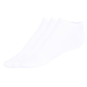 Livergy® Pánské nízké ponožky s BIO bavlnou, 3 páry (bílá, 39/42)