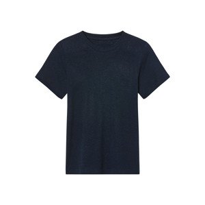 lupilu® Chlapecké lněné triko (110/116, navy modrá)
