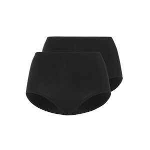esmara® Dámské bezešvé kalhotky, 2 kusy (černá, S(36/38))