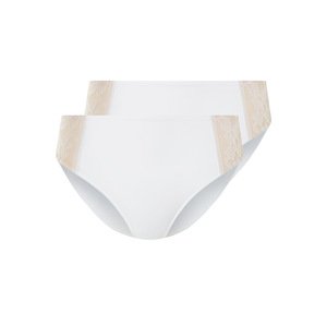 esmara® Dámské kalhotky s krajkou, 2 kusy (bílá, Xl(48/50))