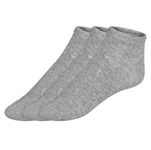 esmara® Dámské nízké ponožky s BIO bavlnou, 3 páry (šedá, 35/38)