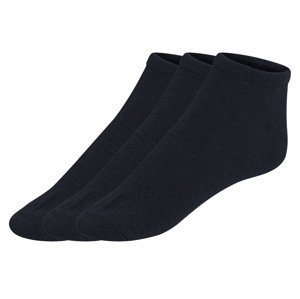 esmara® Dámské nízké ponožky s BIO bavlnou, 3 páry (navy modrá, 35/38)
