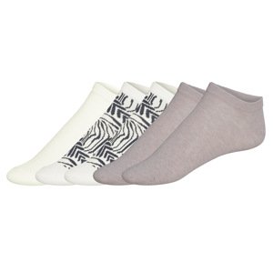 esmara® Dámské nízké ponožky s BIO bavlnou, 5 párů (bílá/černá/béžová, 35-38)