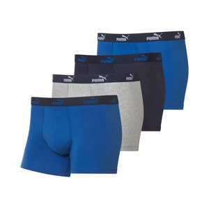 Puma Pánské boxerky, 4 kusy (modrá/šedá, L)