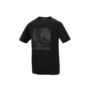 Parkside® Pánské triko s BIO bavlnou (černá, S (44/46))