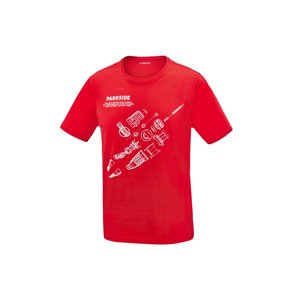 Parkside® Pánské triko s BIO bavlnou (červená, L (52/54))