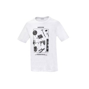 Parkside® Pánské triko s BIO bavlnou (bílá, L (52/54))