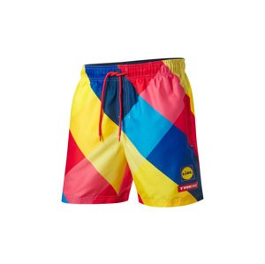Crivit Pánské koupací kraťasy Lidl-Trek (modrá/žlutá/červená, M (48/50))